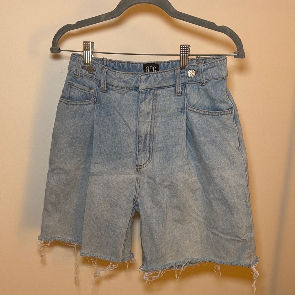 BDG Light Blue Denim Shorts